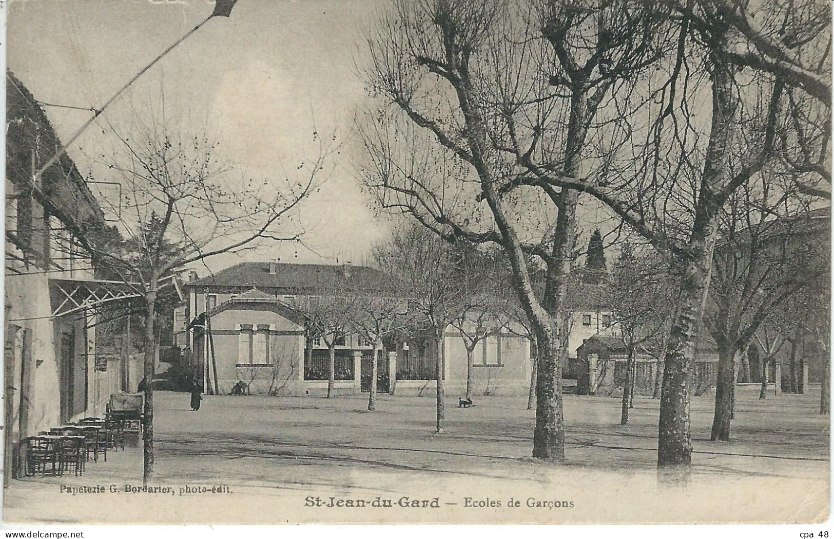 GARD : St Jean Du Gard, Ecole De Garçons - Saint-Jean-du-Gard