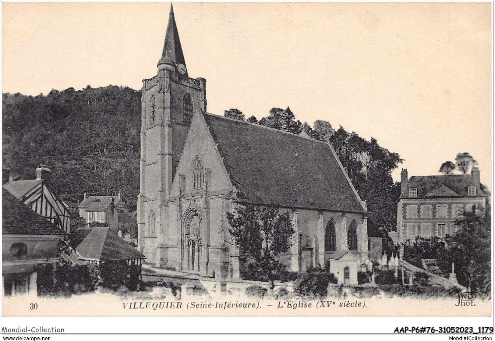 AAPP6-76-0504 - VILLEQUIER - L'Eglise - Villequier