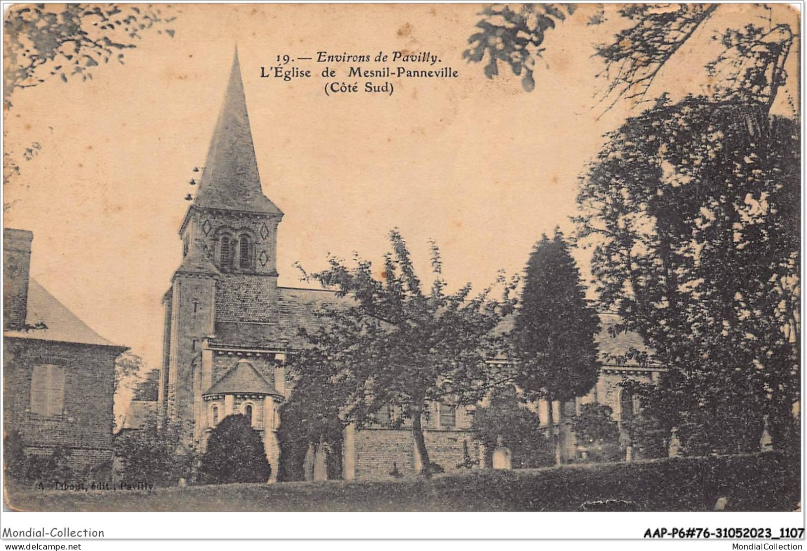 AAPP6-76-0468 - Environs De Pavilly - L'Eglise De Mesnil-Panneville - Pavilly