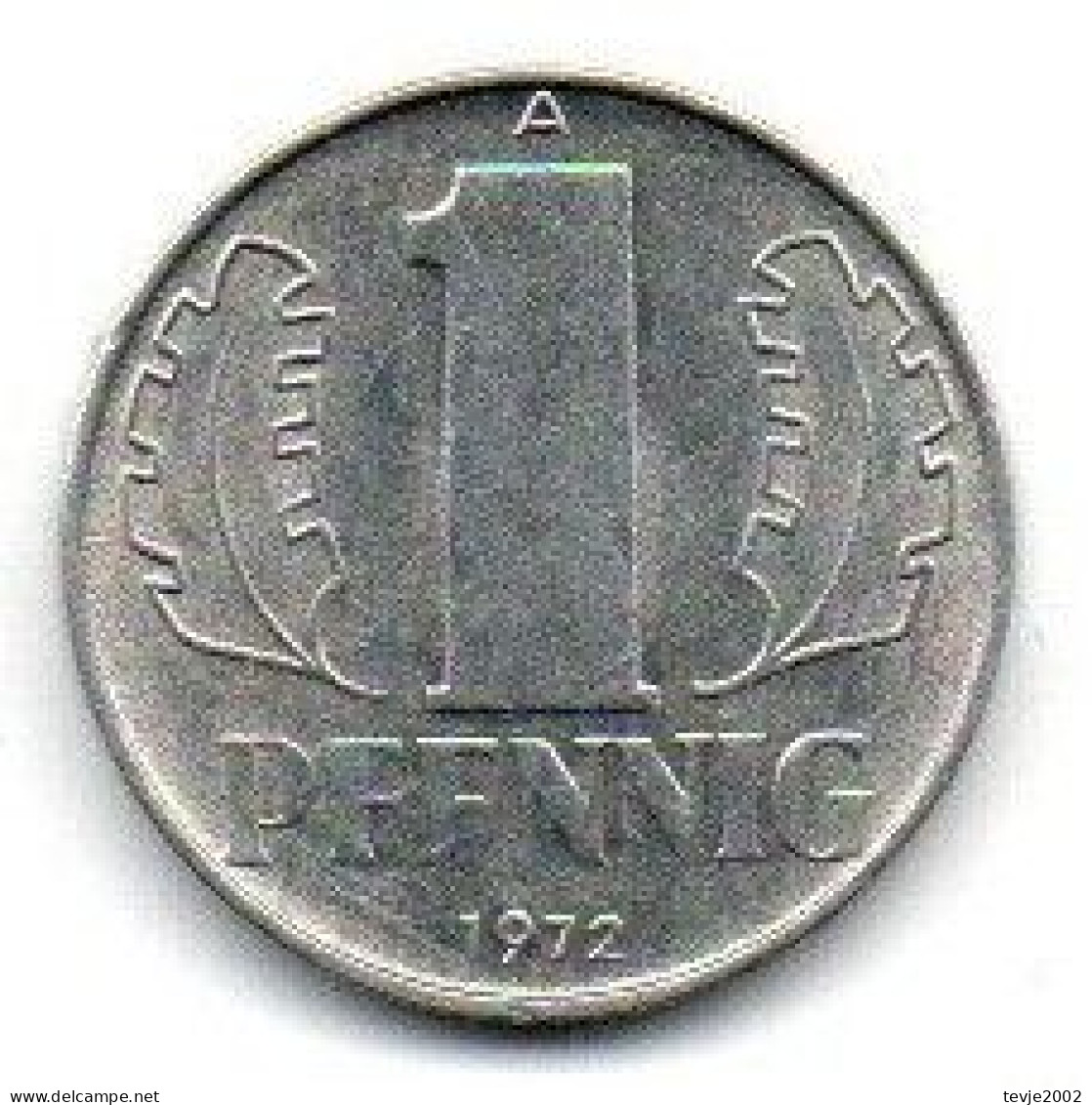 DDR 1972 - 1 Pfennig A - Gebraucht Used - 1 Pfennig