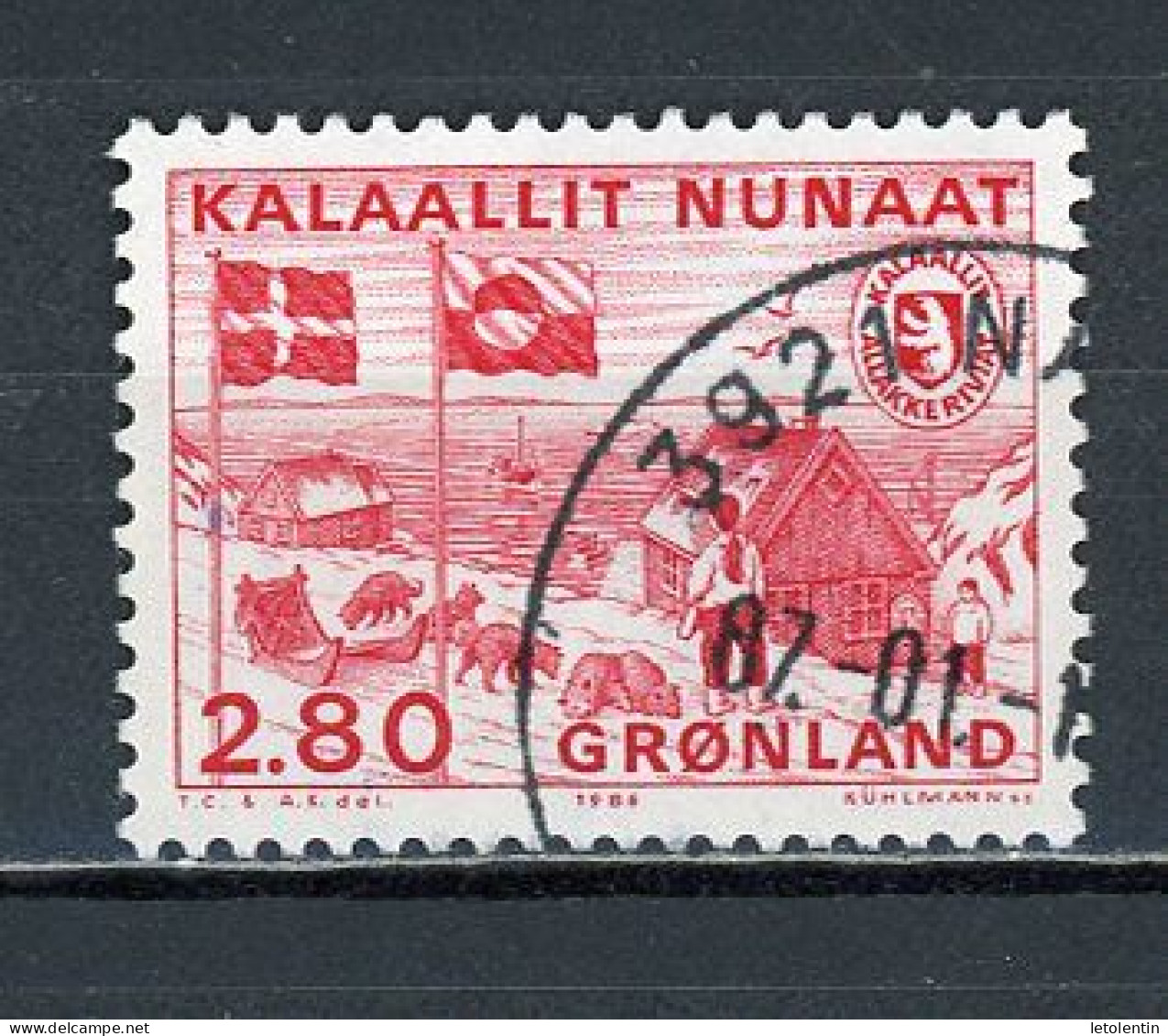 GROENLAND - LA POSTE - N° Yvert 151 Obli. - Gebruikt