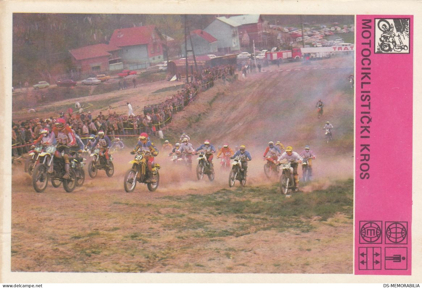 Motocross Trading Card Svijet Sporta - Motociclismo