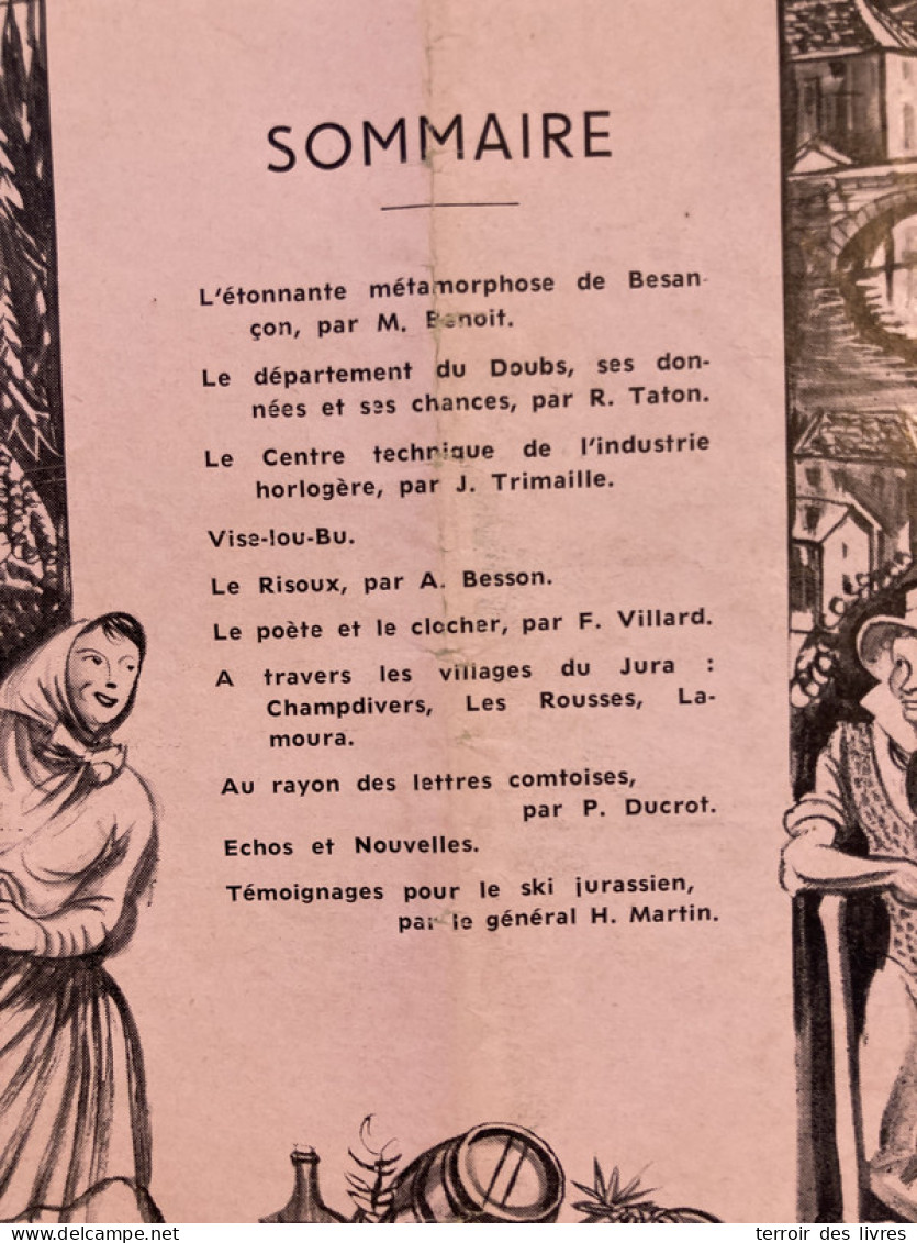 Le Jura Français 1965 105 BESANCON CETEHOR RISOUX Morbier Morez CHAMPDIVERS Mouille Lézat Rousse Bois-d'Amont Bellefonta - Franche-Comté