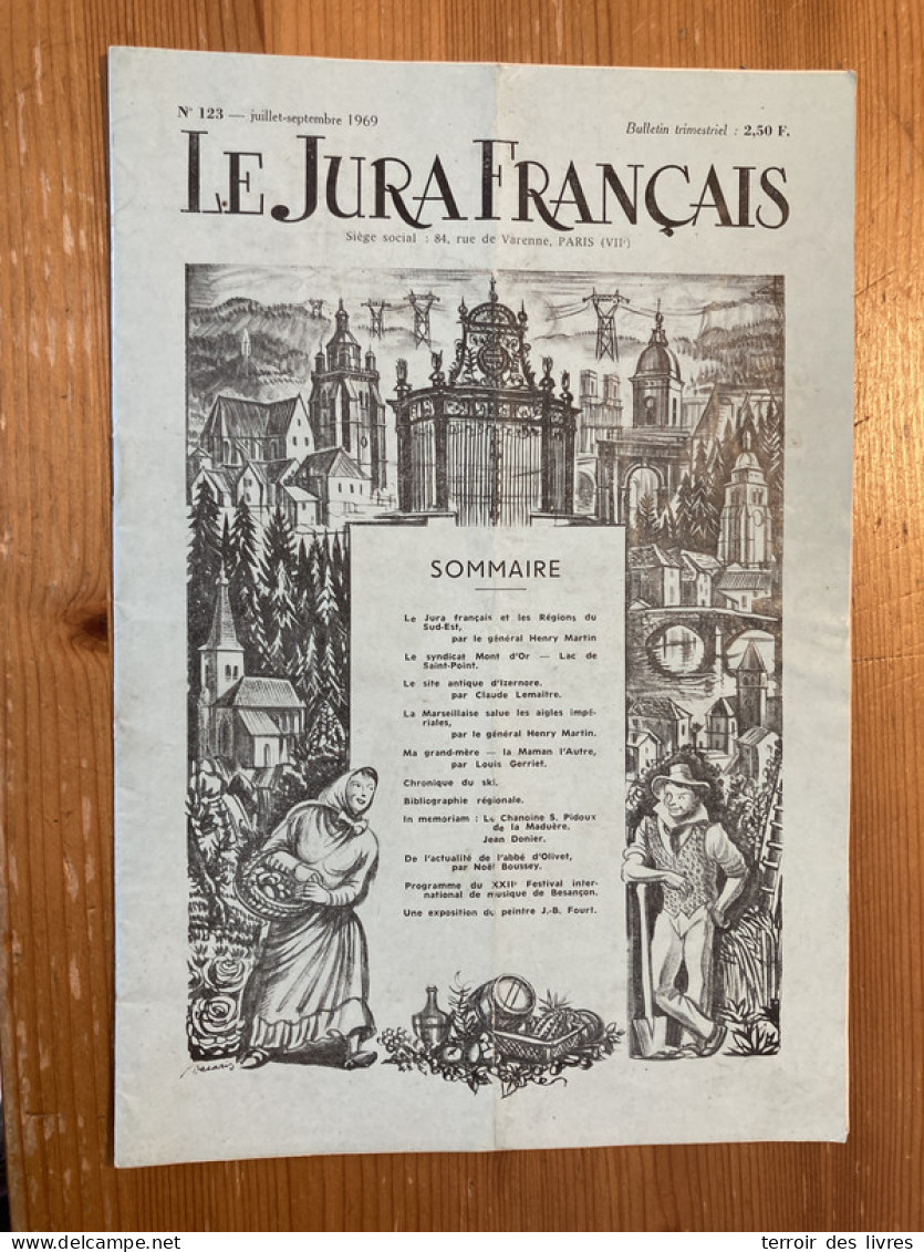 Le Jura Français 1969 123 MONT D'OR Lac SAINT POINT IZERNORE - Franche-Comté