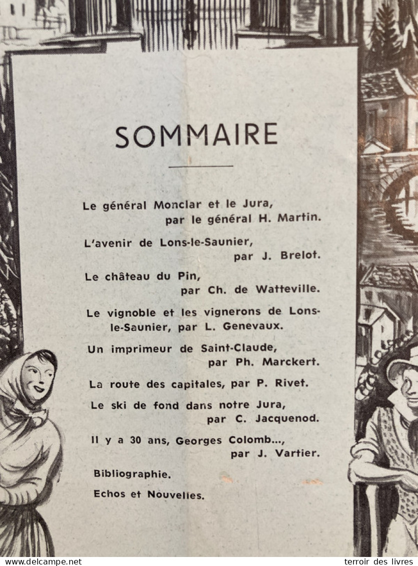 Le Jura Français 1964 104 LONS LE SAUNIER Chateau LE PIN SAINT CLAUDE - Franche-Comté