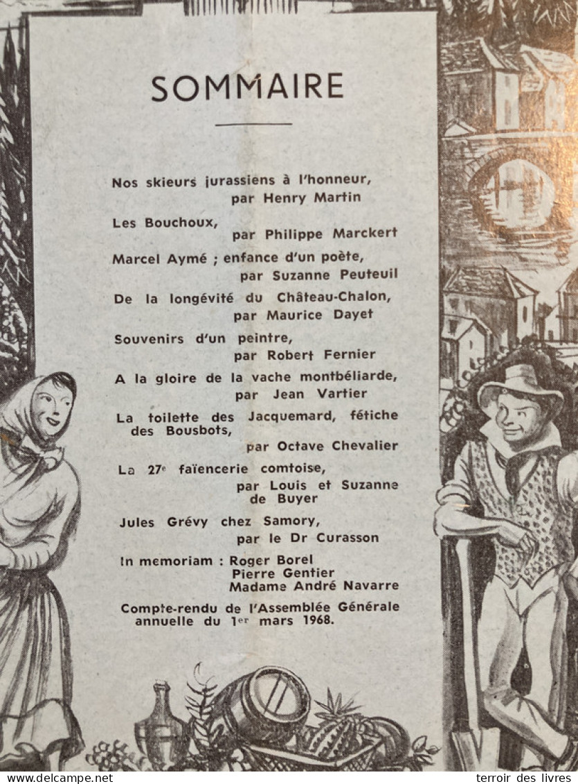 Le Jura Français 1968 118 LES BOUCHOUX Marcel Aymé VILLERS ROBERT CHATEAU CHALON - Franche-Comté