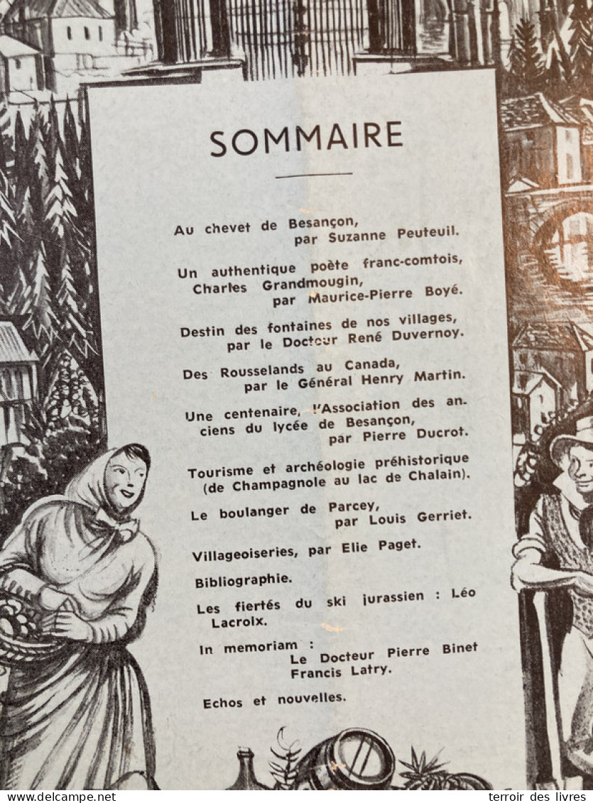 Le Jura Français 1966 112 VESOUL SAINTE MARIE LORAY FONTENOIS LES MONTBOZON Le PARCEY CHAMPAGNOLE CHALAIN - Franche-Comté