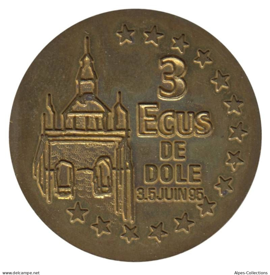 DOLE - EC0030.2 - 3 ECU DES VILLES - Réf: NR - 1995 - Euro Der Städte