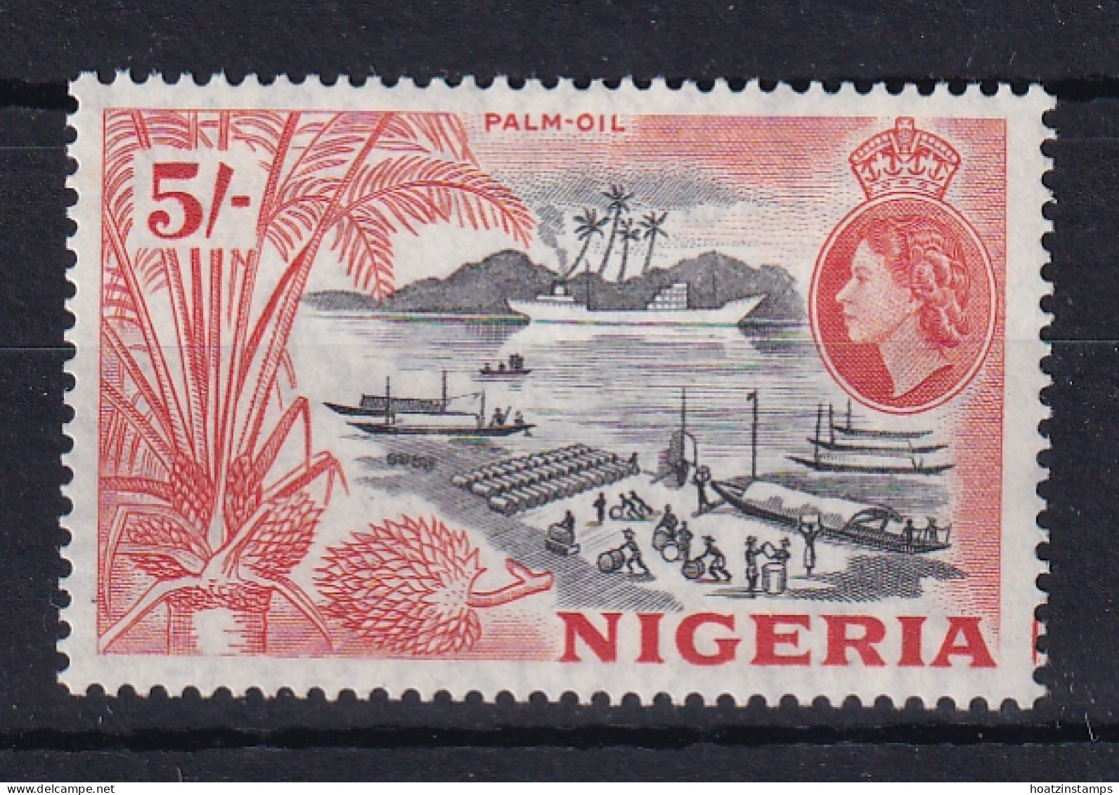 Nigeria: 1953/58   Pictorial    SG78    5/-      MH - Nigeria (...-1960)