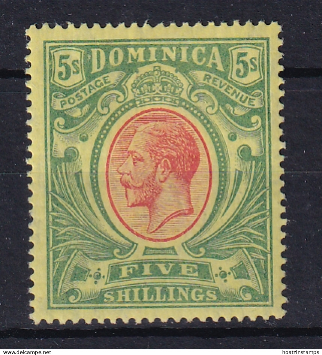 Dominica: 1908/20   Rouseau From The Sea    SG54    5/-      MH - Dominique (...-1978)