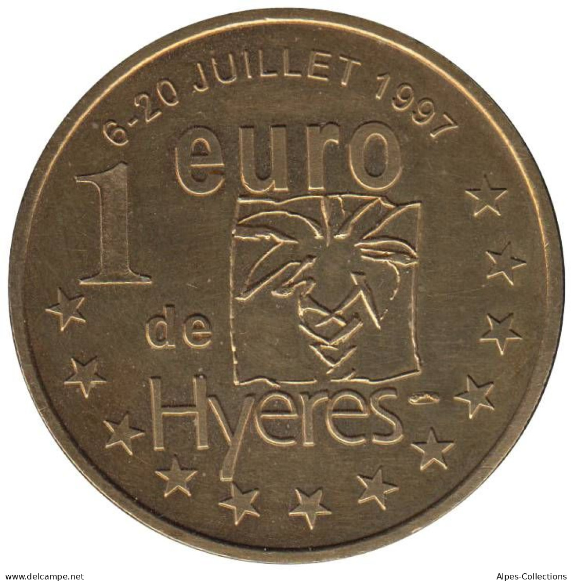 HYERES - EU0010.1 - 1 EURO DES VILLES - Réf: T295 - 1997 - Euros De Las Ciudades