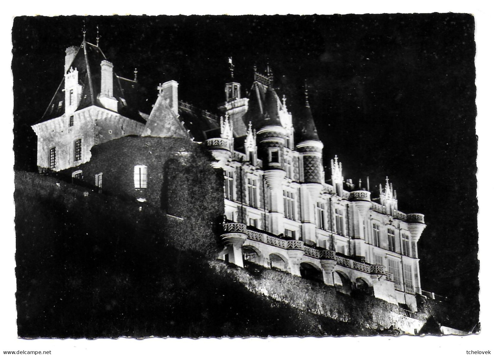 (28). Eure Et Loir. Cloyes Sur Le Loir. 3 Cp. Chateau De Montigny Le Gannelon (1) 1954 & (2) & (3) - Cloyes-sur-le-Loir