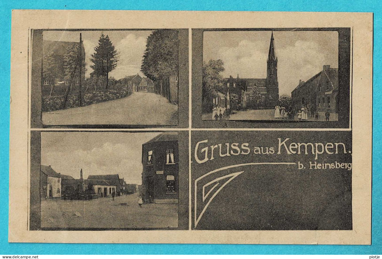 * Kempen B. Heinsberg (Nordrhein Westfalen - Deutschland) * (J. Krapohl) Gruss Aus, église, Kirche, Old, Rare - Heinsberg