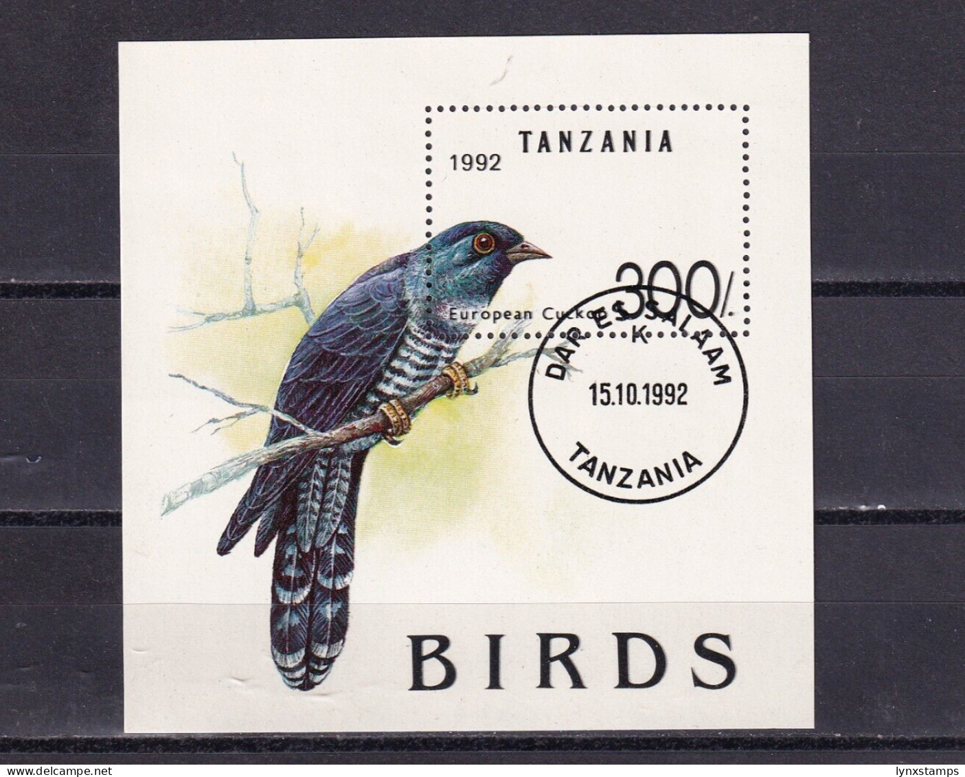 SA02 Tanzania 1992 Birds Minisheet Used - Tanzania (1964-...)