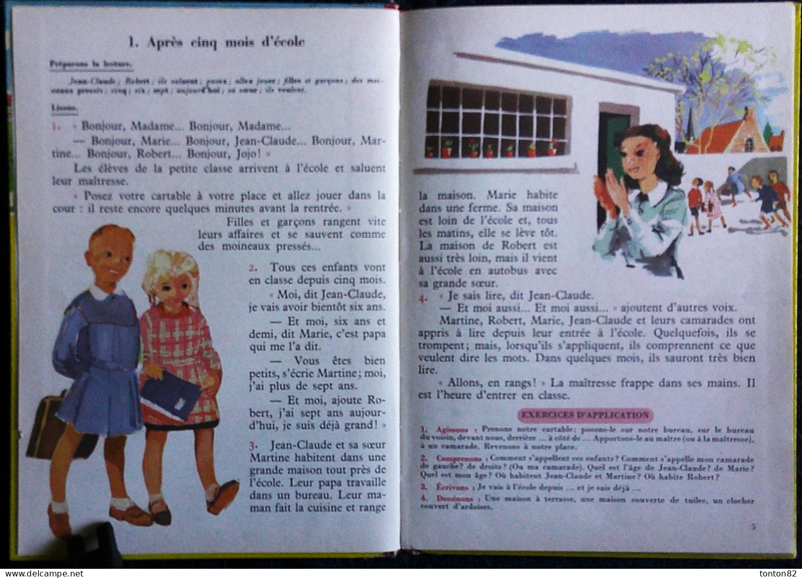 Gladel - Lévesque - Morel - Du Printemps à L' Été - 1er Livre De Lecture Courante - OGE / Hachette - ( 1962 ) . - 6-12 Jaar