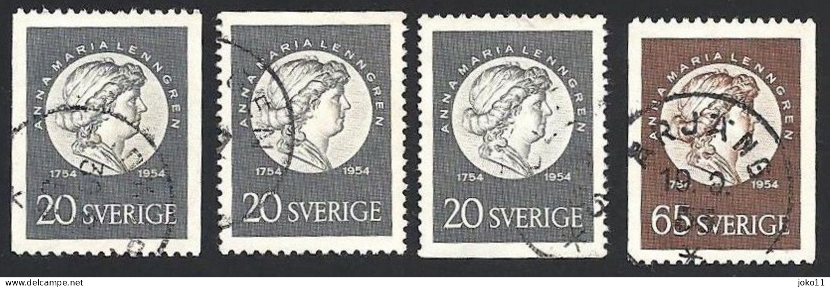 Schweden, 1954, Michel-Nr. 394-395 Do + Du, Gestempelt - Gebruikt