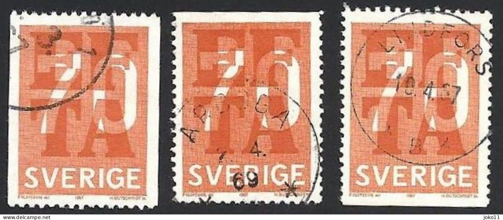 Schweden, 1967, Michel-Nr. 573 Do + Du, Gestempelt - Gebruikt