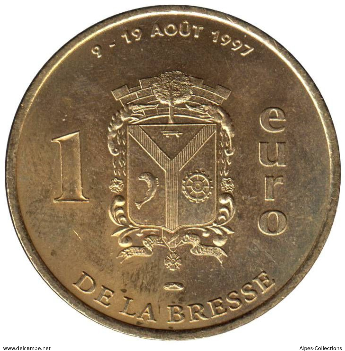 LA BRESSE - EU0010.1 - 1 EURO DES VILLES - Réf: T304 - 1997 - Euro Der Städte