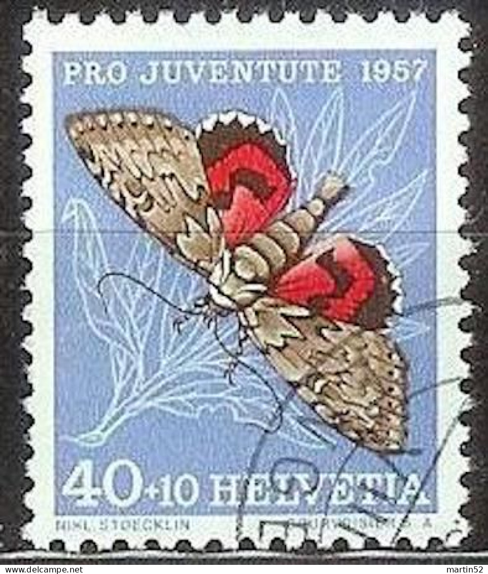 Schweiz Suisse Pro Juventute 1957: Zu WI 171-172 Mi 651-652 Yv 600-601 Mit Eck-Stempel ZÜRICH Ul (Zumstein CHF 12.00) - Used Stamps