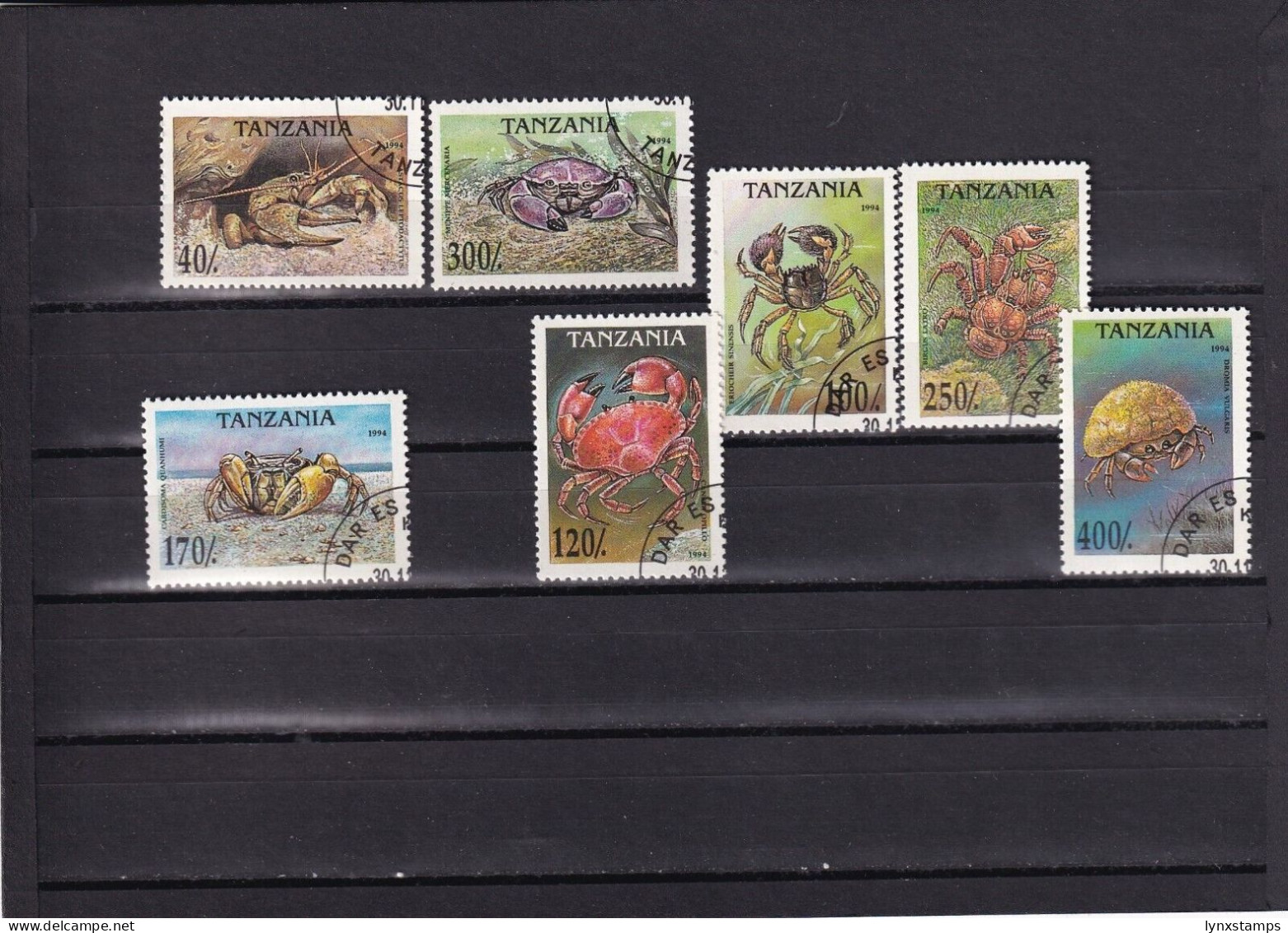 SA02 Tanzania 1994 Crustaceans Used Stamps - Tanzania (1964-...)