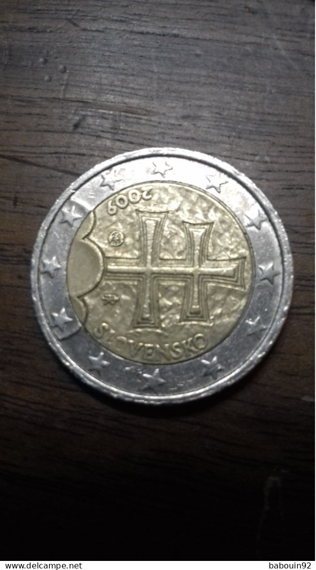 Pièce De Slovaquie 2 Euros De 2009 - 1948-1980: Juliana