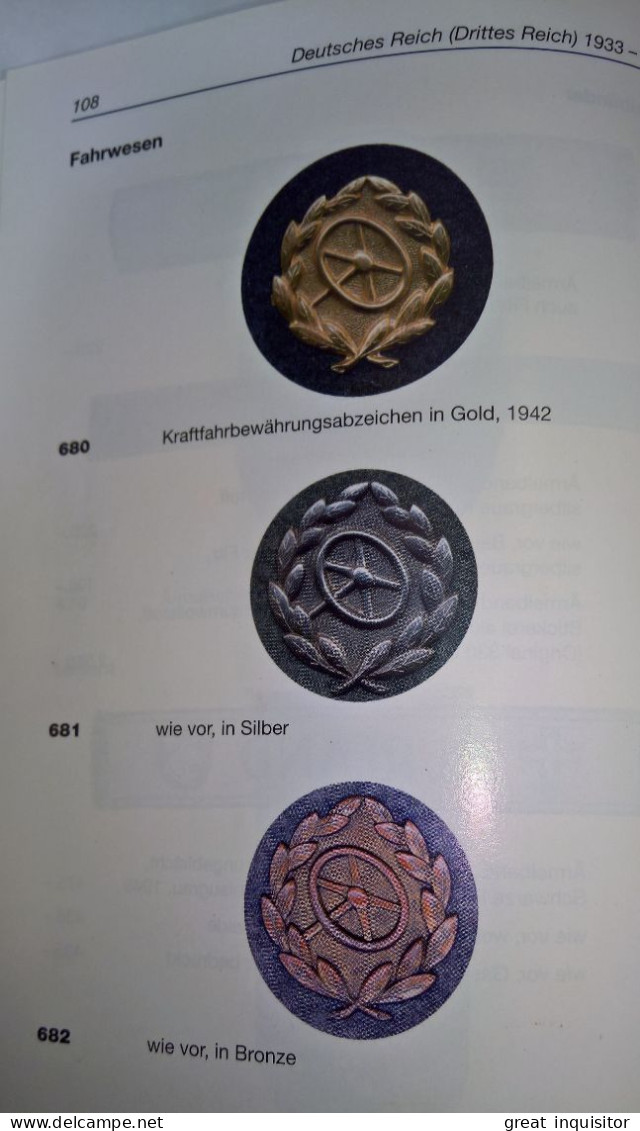 FREGIO DA MANICA PER MILITARI TEDESCHI SPECIALIZZATI "AUTIERI" NEL WEHRMACHT E NELLE WAFFEN-SS DI 1^ CLASSE IN "ORO" WW2