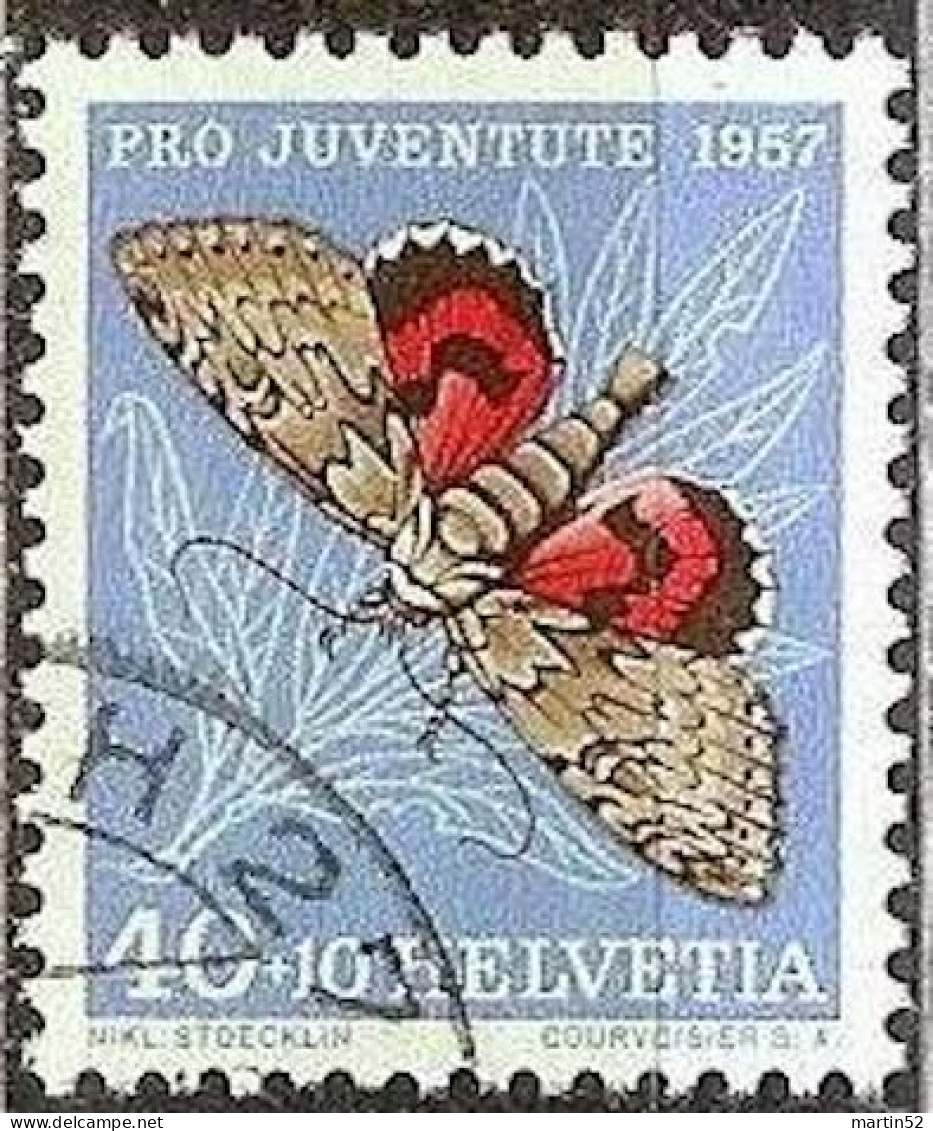 Schweiz Suisse Pro Juventute 1957: Zu WI 171-172 Mi 651-652 Yv 600-601 Mit Eck-Stempel ZÜRICH 27 (Zumstein CHF 12.00) - Used Stamps