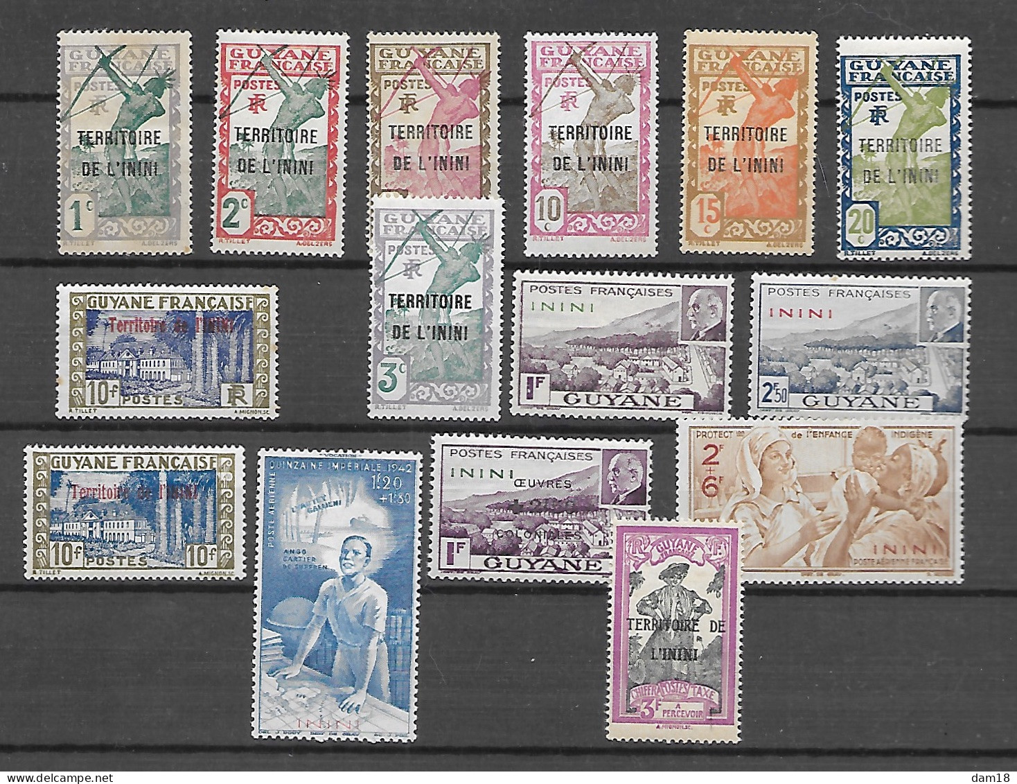 ININI LOT DE 15 TIMBRES NEUFS  */** (YT) TBE COTE 25 EUROS VOIR DETAILS SUR LA PHOTO - Unused Stamps