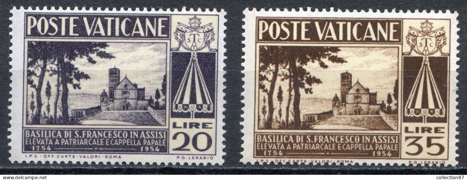 REF 002 > VATICAN < N° 203 - 204 * < Neuf Ch - MH * - Nuevos