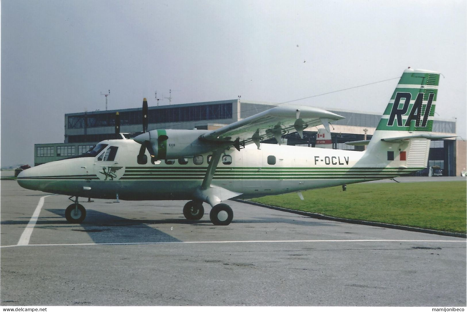 De Havilland DHC 6 Twin Otter De La R.A.I. Immatriculé F-OCLV - Luchtvaart