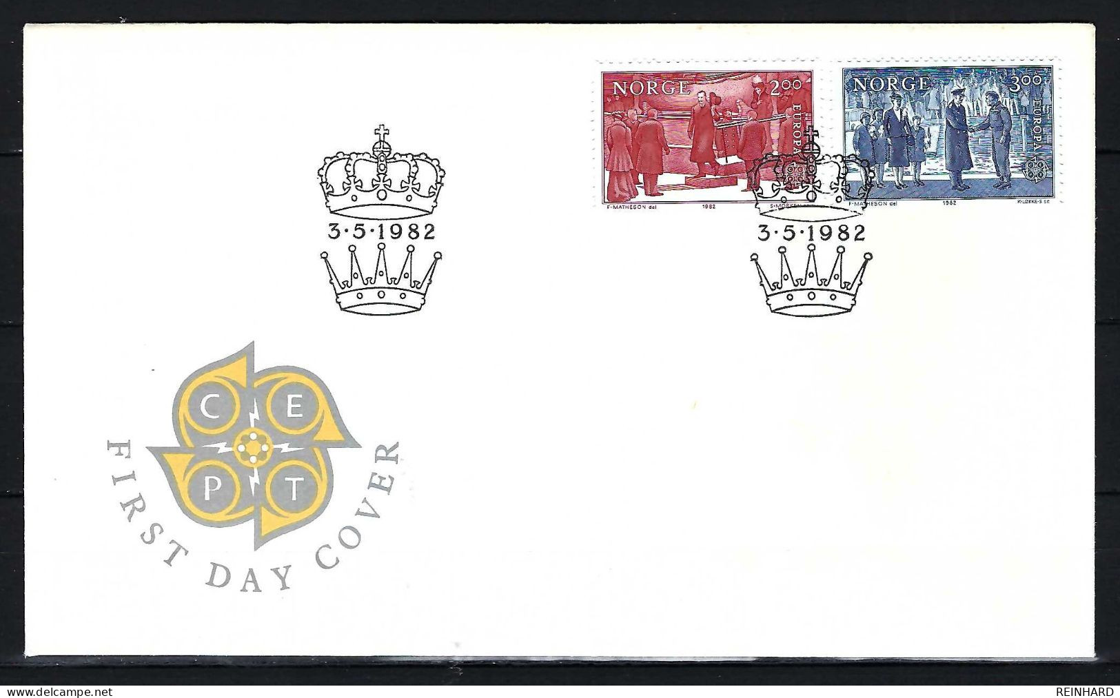 NORWEGEN FDC Mit Komplettsatz Europamarken 1982 - Siehe Bildfdcn - FDC