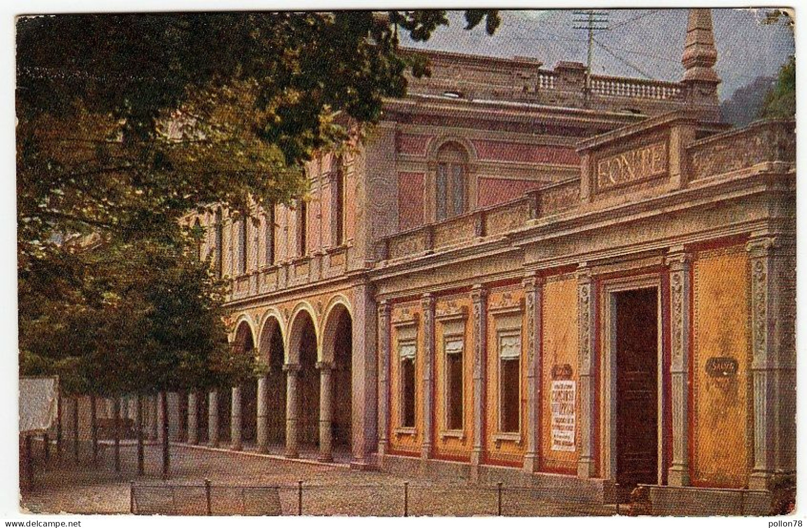 S. PELLEGRINO - FONTE E PORTICATO - BERGAMO - 1920 - Vedi Retro - Bergamo