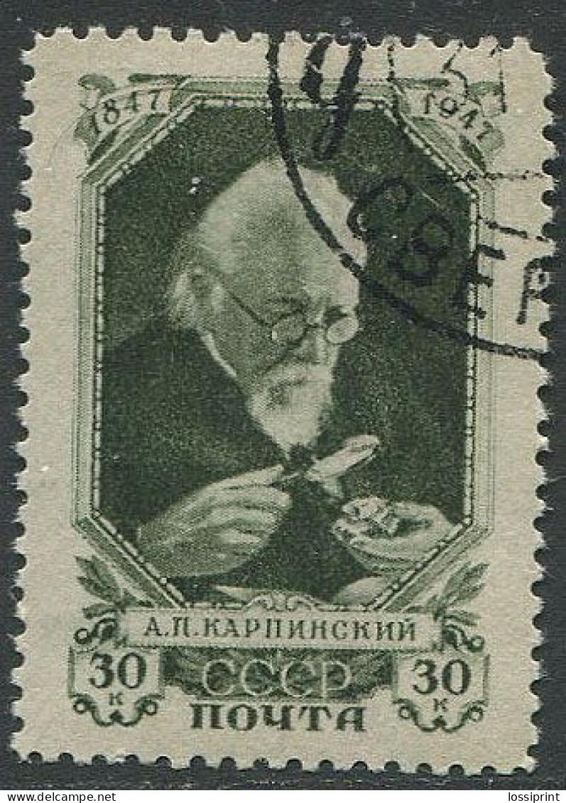 Soviet Union:Russia:USSR:Used Stamp A.P.Karpinski, 1947 - Usati