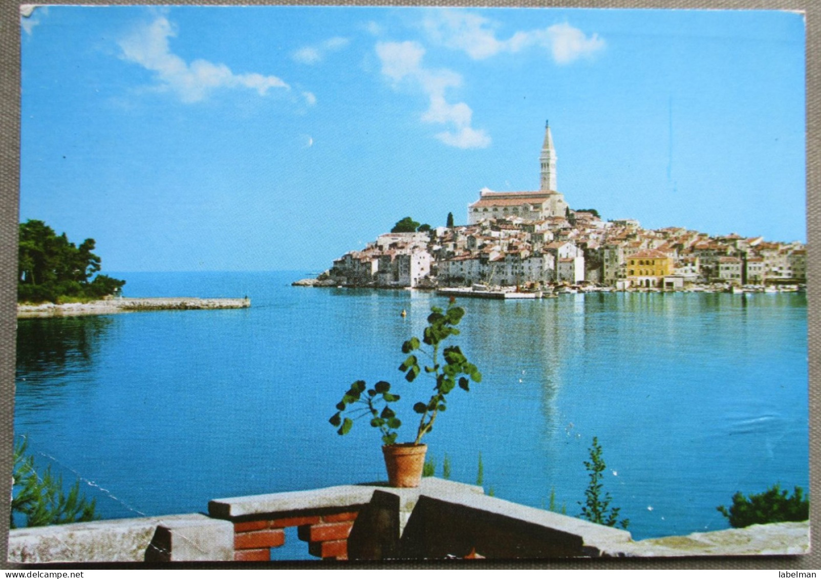 CROATIA ROVINJ JUGOSLAVIA POSTCARD CARTOLINA ANSICHTSKARTE CARTE POSTALE POSTKARTE CARD KARTE - Adesivi Di Alberghi