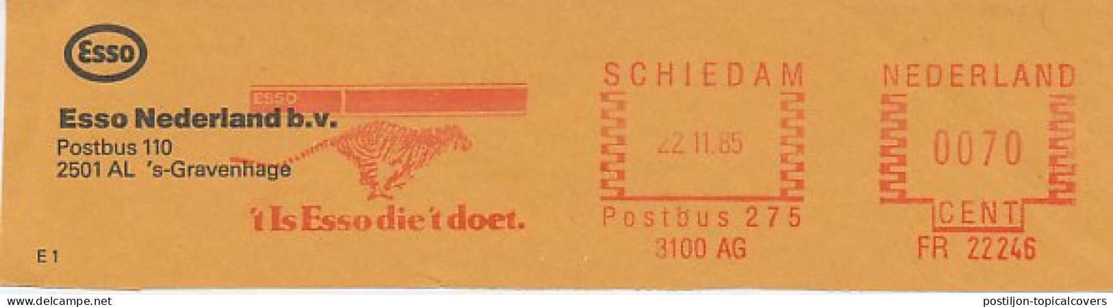 Meter Top Cut Netherlands 1985 Esso - Tiger - Other & Unclassified