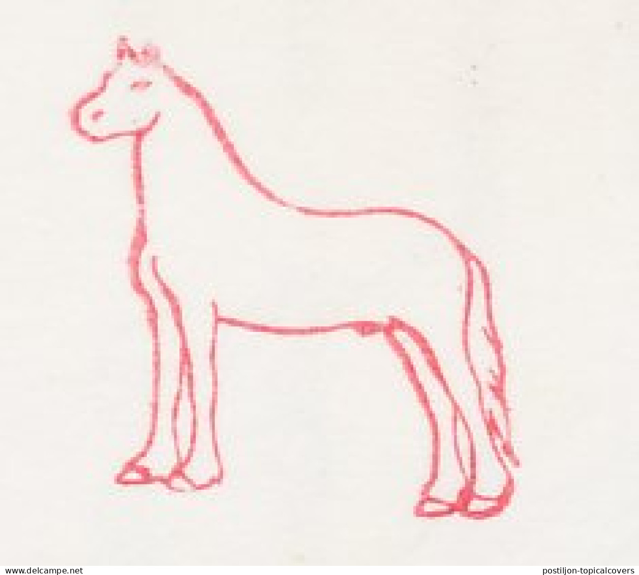 Meter Card Netherlands 1983 Horse - Sneek - Horses