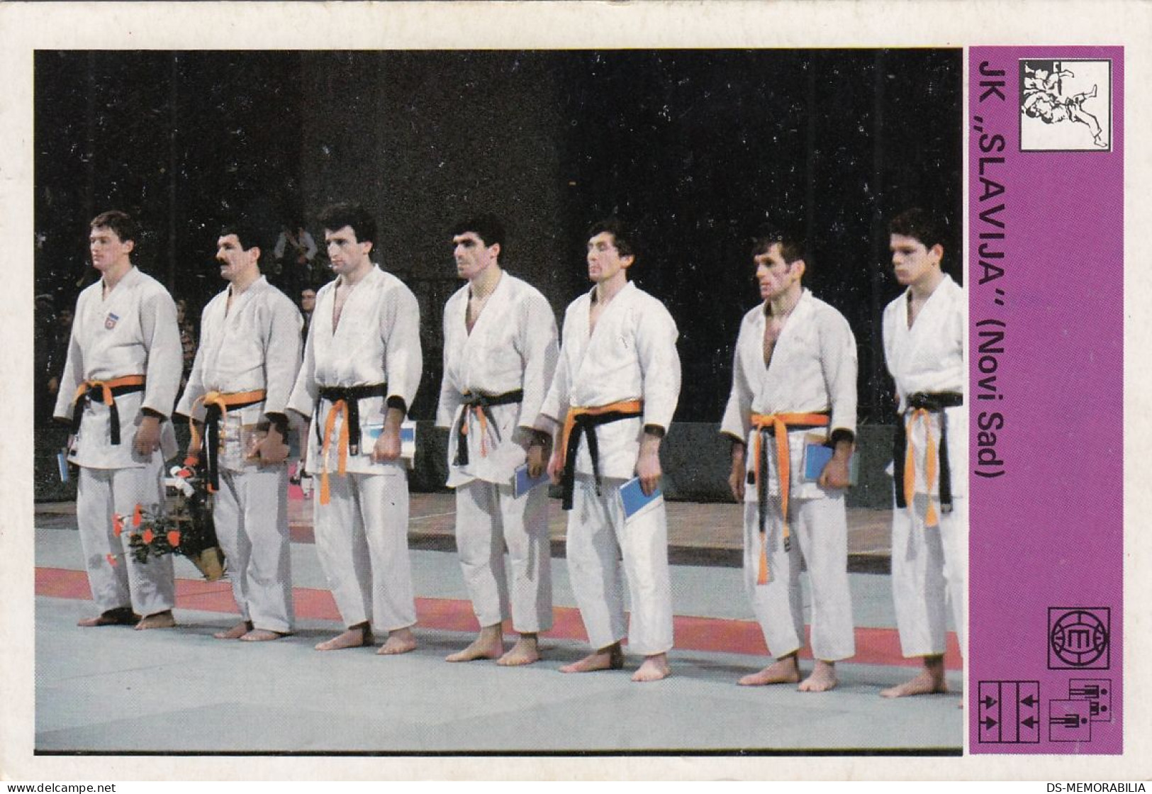 Judo Club JK Slavija Novi Sad Yugoslavia Trading Card Svijet Sporta - Artes Marciales
