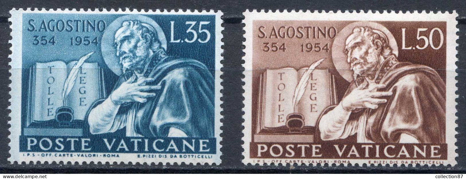 REF 002 > VATICAN < N° 205 - 206 * < Neuf Ch - MH * - Unused Stamps