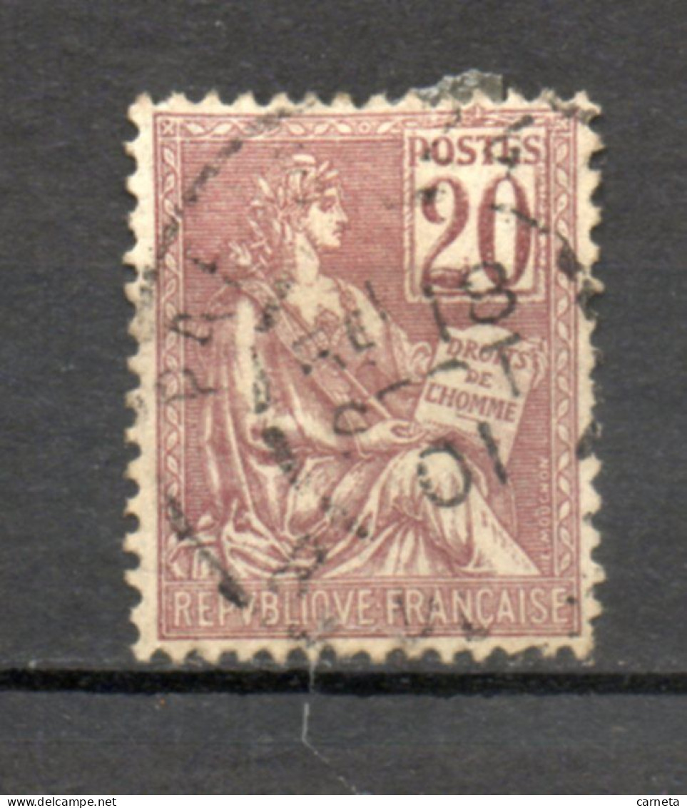 FRANCE   N° 113     OBLITERE    COTE 12.00€   TYPE MOUCHON - 1900-02 Mouchon