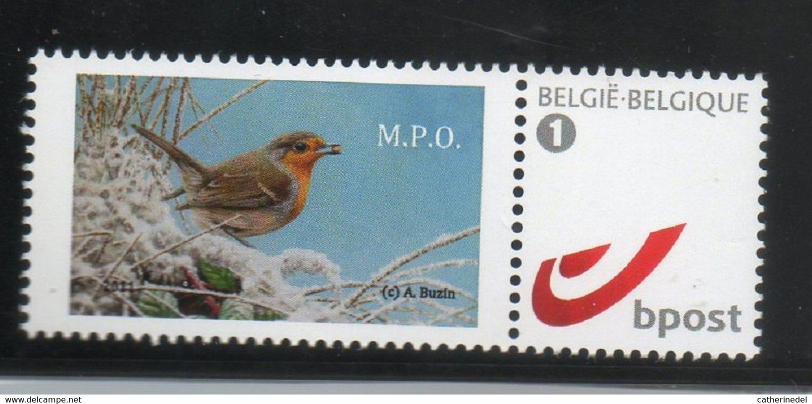 Duostamp / Mystamp : Buzin - MPO - Rouge Gorge - 2011 - Sonstige & Ohne Zuordnung