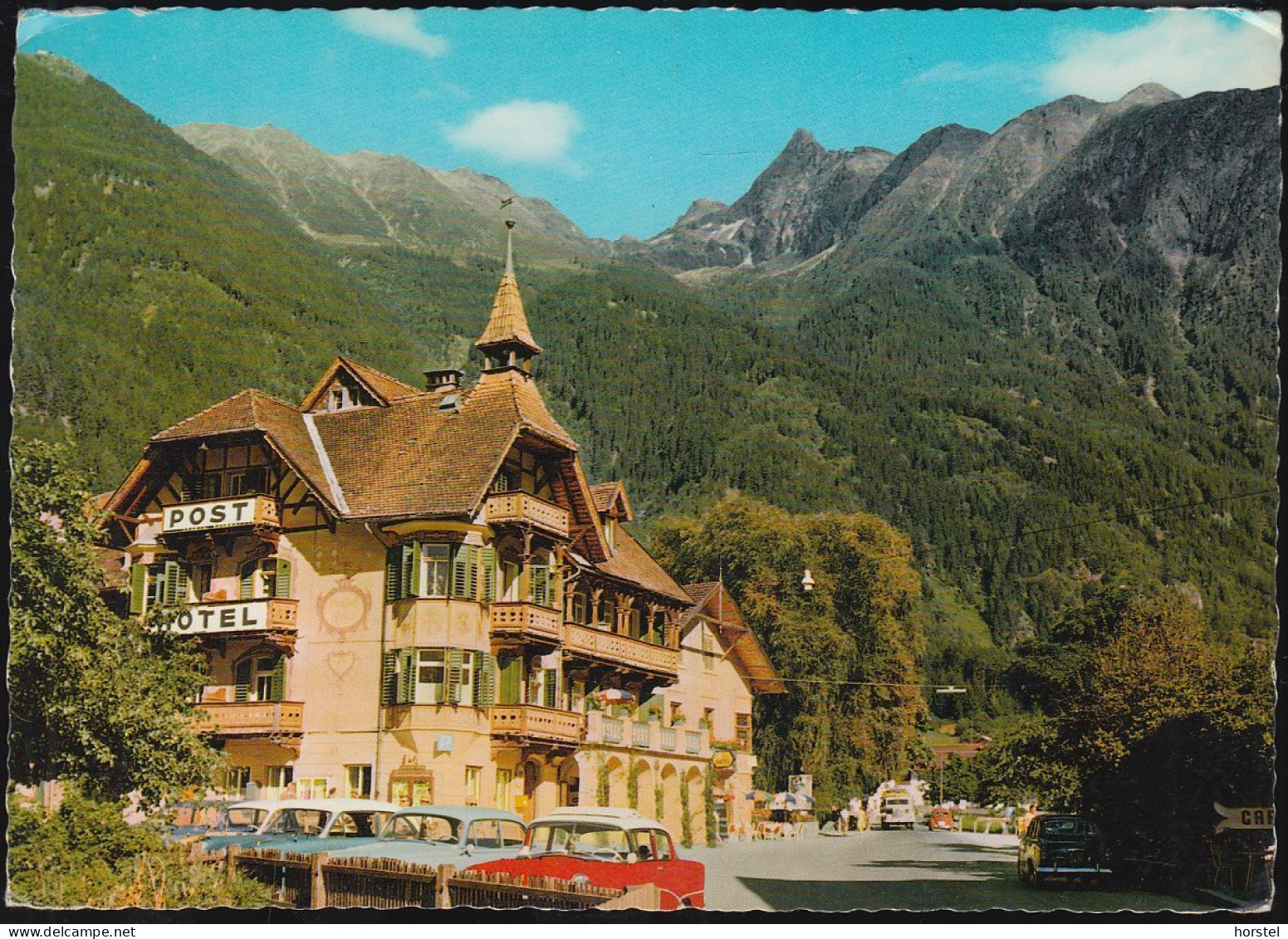 Austria - 6433 Oetz - Posthotel Kassl - Parkplatz - Cars - Opel Rekord P1 - VW Käfer ( 60er Jahre) Nice Stamp - Oetz