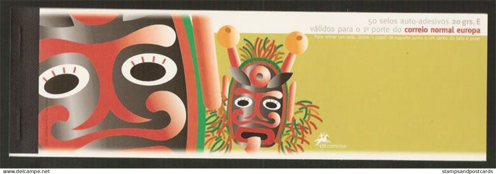 Portugal Carnet Autocollant 2006 Masque Nouvel An Bragança *** 2006 Sticker Stamp Booklet Mask New Year *** - Carnets