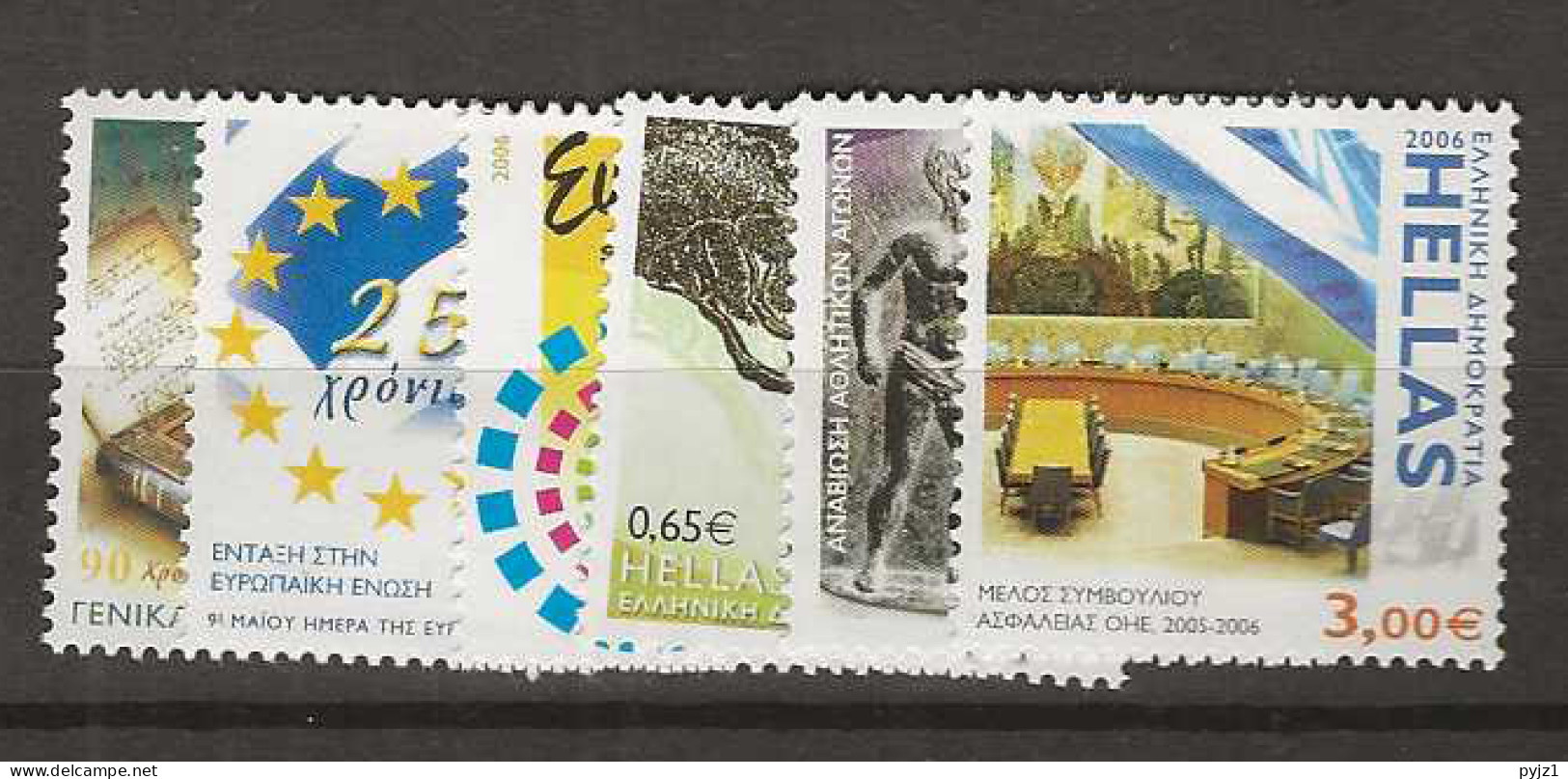 2006 MNH Greece Michel 2366-62 Postfris** - Unused Stamps