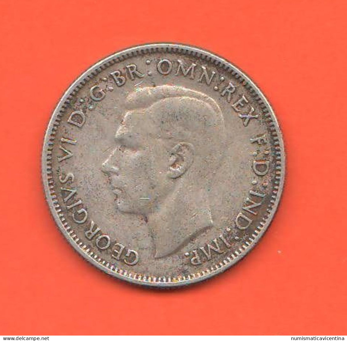 Australia One Florin 1944 Australie King Georgius VI° Silver Coin - Florin