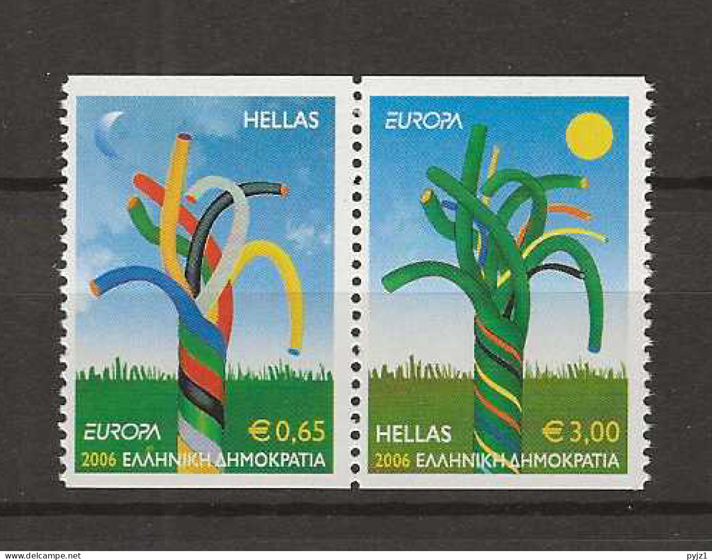 2006 MNH Greece Michel 2364-65-C Postfris** - Ungebraucht