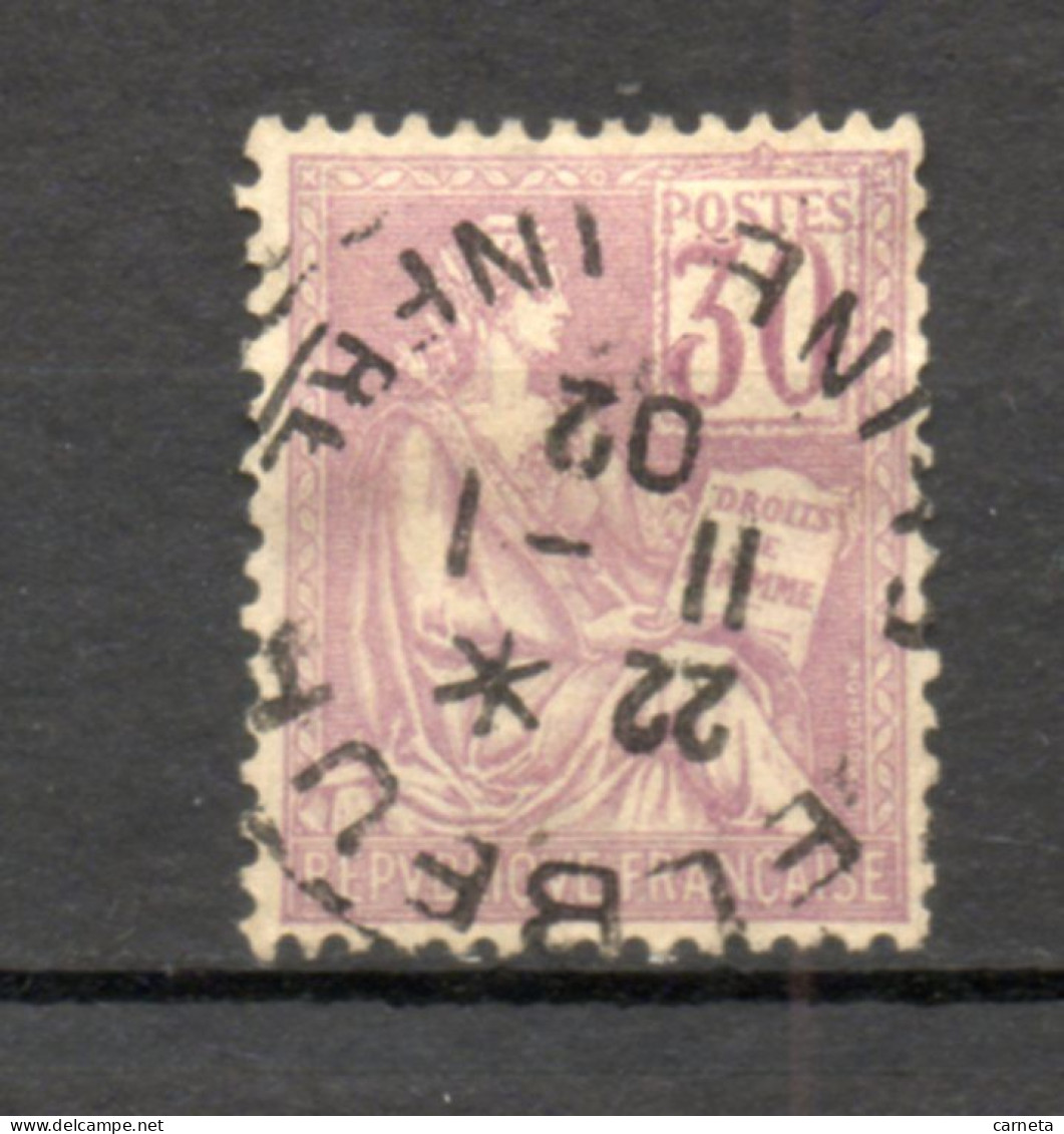 FRANCE   N° 115     OBLITERE    COTE 6.00€   TYPE MOUCHON - 1900-02 Mouchon