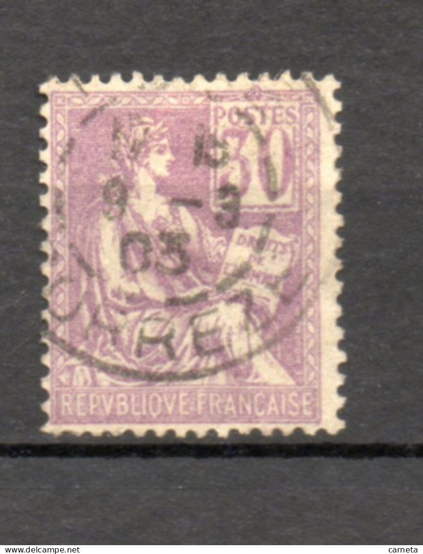 FRANCE   N° 115     OBLITERE    COTE 6.00€   TYPE MOUCHON - 1900-02 Mouchon