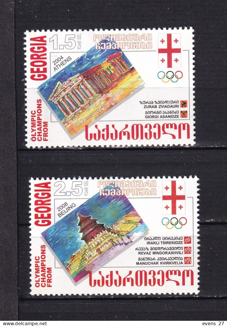 GEORGIA-2012-OLYMPIC CHAMPIONS-MNH. - Georgien