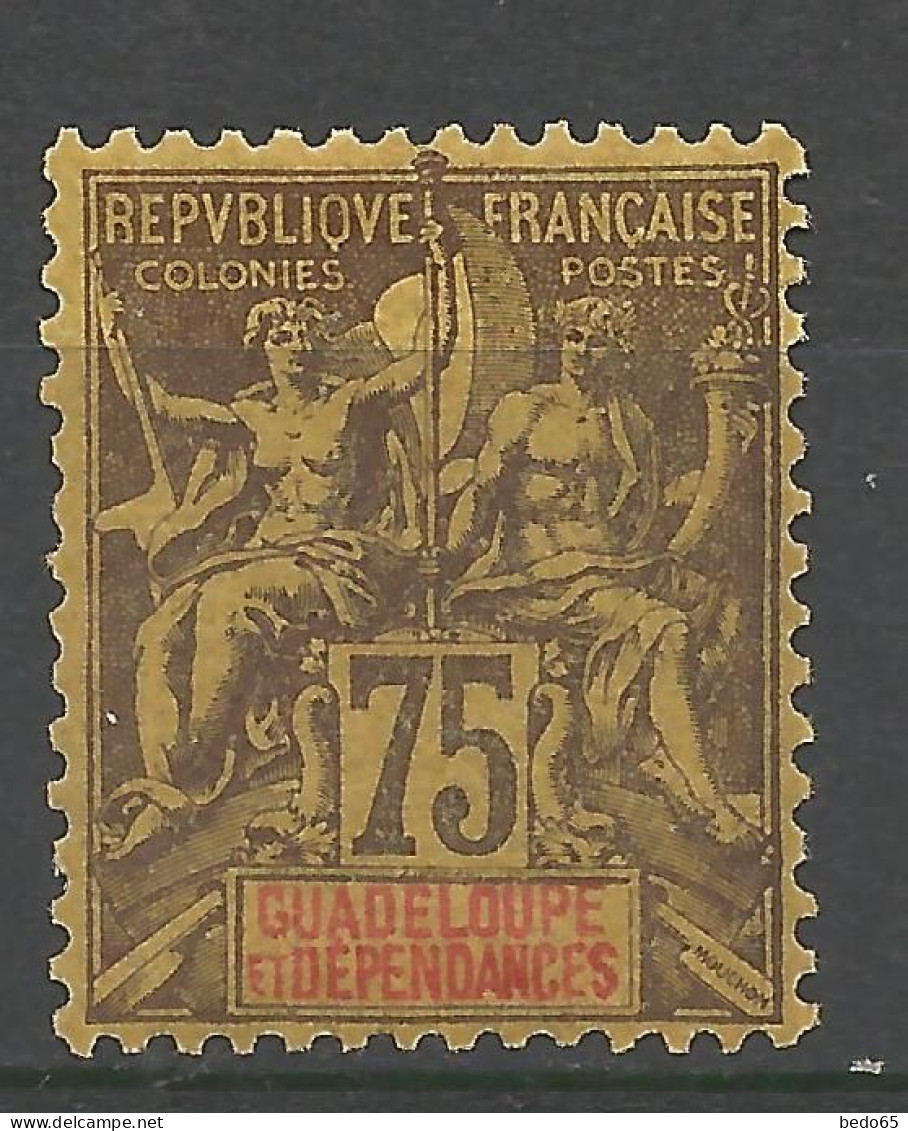 GUADELOUPE N° 38 NEUF** LUXE SANS CHARNIERE / Hingeless / MNH - Neufs