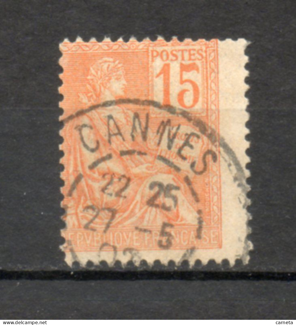 FRANCE   N° 117     OBLITERE    COTE 1.00€   TYPE MOUCHON - 1900-02 Mouchon